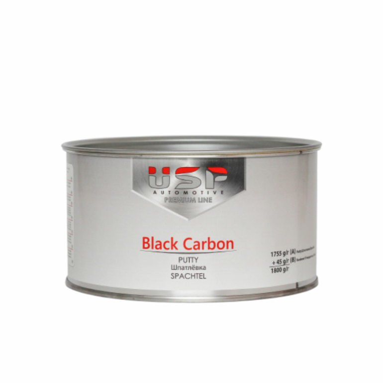 USP Шпатлёвка с углеволокном Premium Black Carbon 1,8 кг