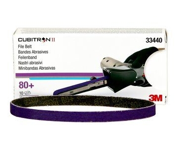 33440 3M Шлифовальная лента Cubitron™ II, 10x330mm, 80+