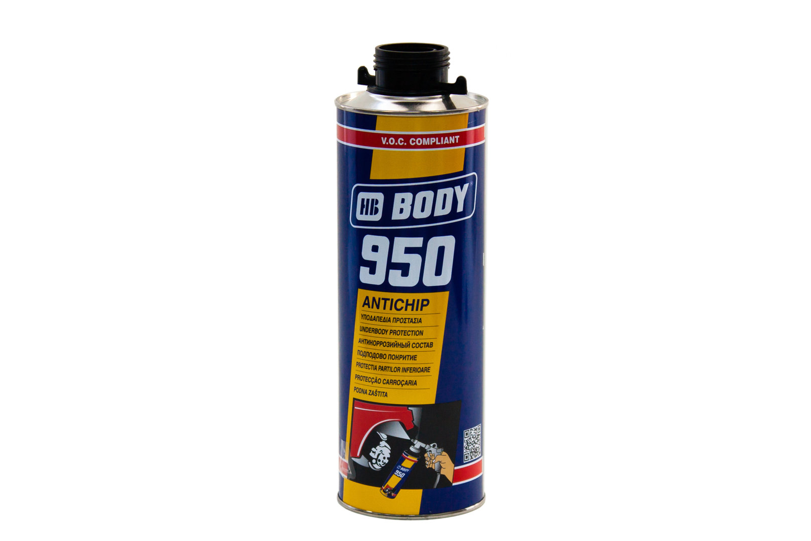 Body Антикор 950 чёрный 1л