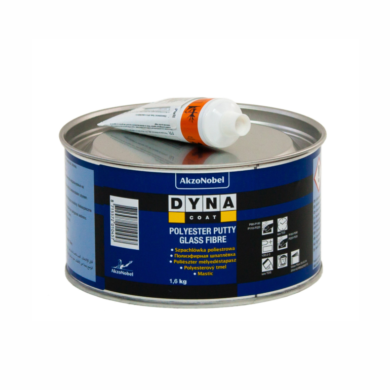 Dynacoat шпатлевка со стекловолокном GlassFibre Putty 1,65 кг (1л)