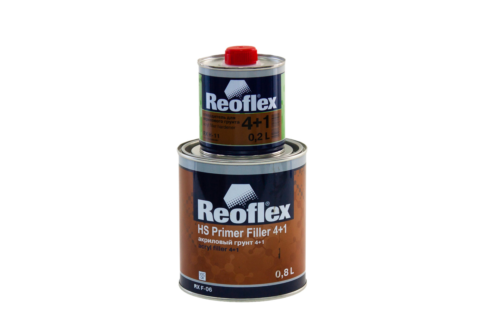 Reoflex Грунт 4+1 чёрный (0,8л+0,2л)