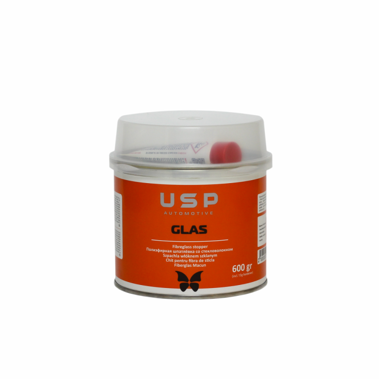 USP Шпатлёвка со стекловолокном Glas 0,6 кг