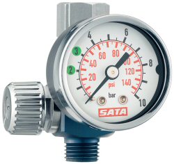 SATA Манометр с регулятором давления