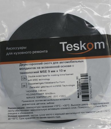 ТЕС Скотч для молдингов МСЕ 6мм*10м тощ.0,95мм