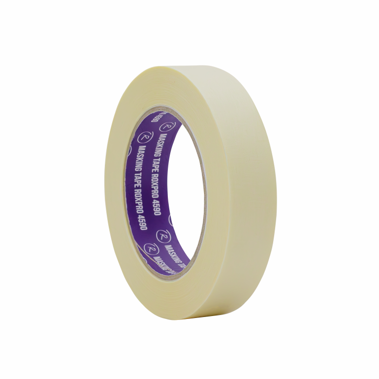 RoxelPro Малярная лента ROXPRO 4590, бежевая, 24мм х 50м