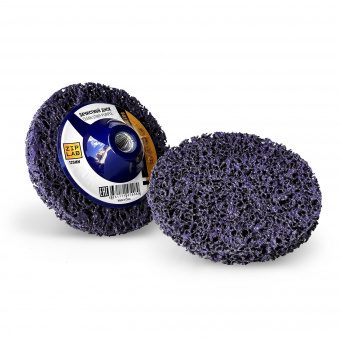 ZIP LAB Диск Clean Strip Purple для удаления ЛКП, на оправке М14, 125мм, Фиолетовый