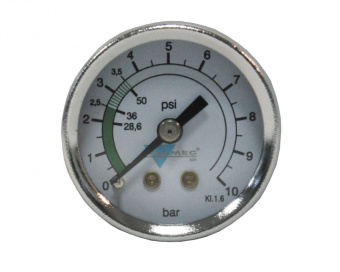 WALCOM Манометр для крас-та, 0-10 бар, соединение М1/8