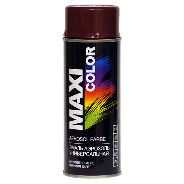 MAXI Color Эмаль Бордо RAL 3005 0,4л.