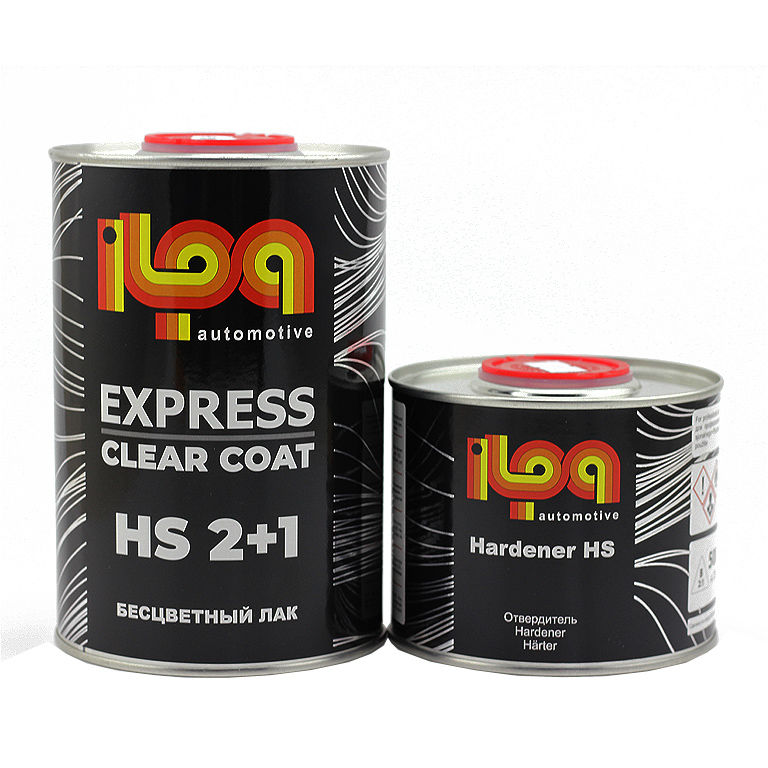"ILPA" Лак акриловый Clear coat EXPRESS НS 1л+0,5л