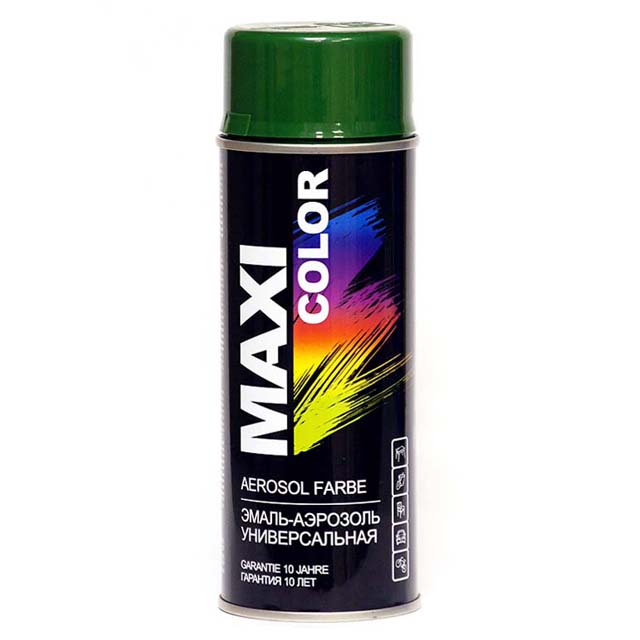 MAXI Color Эмаль Зеленая листва RAL 6002 0,4л.