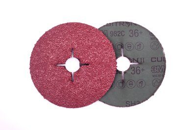 55073 3M Круг фибровый Cubitron II 982C P36 125мм х 22мм - 25 шт/уп