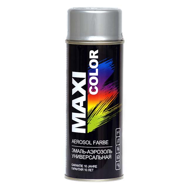 MAXI Color Эмаль Серебро-эффект RAL 9006 0,4л.