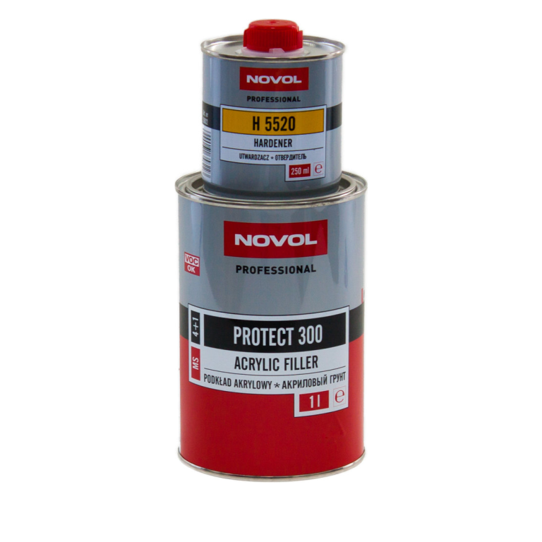 NOVOL Грунт акриловый MS 4+1 PROTECT 300 белый (1+0,25) л.