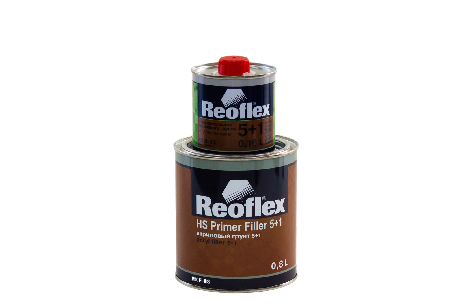 Reoflex Грунт 5+1 HS чёрный (0,8л+0,16л)