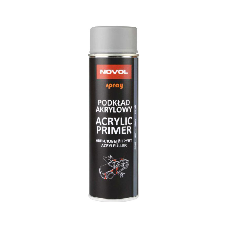 SPRAY ACRYL PRIMER Акриловый грунт в аэрозоле (СЕРЫЙ, 0,5)