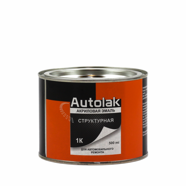 Autolak Структурная краска черная 0,5 л 