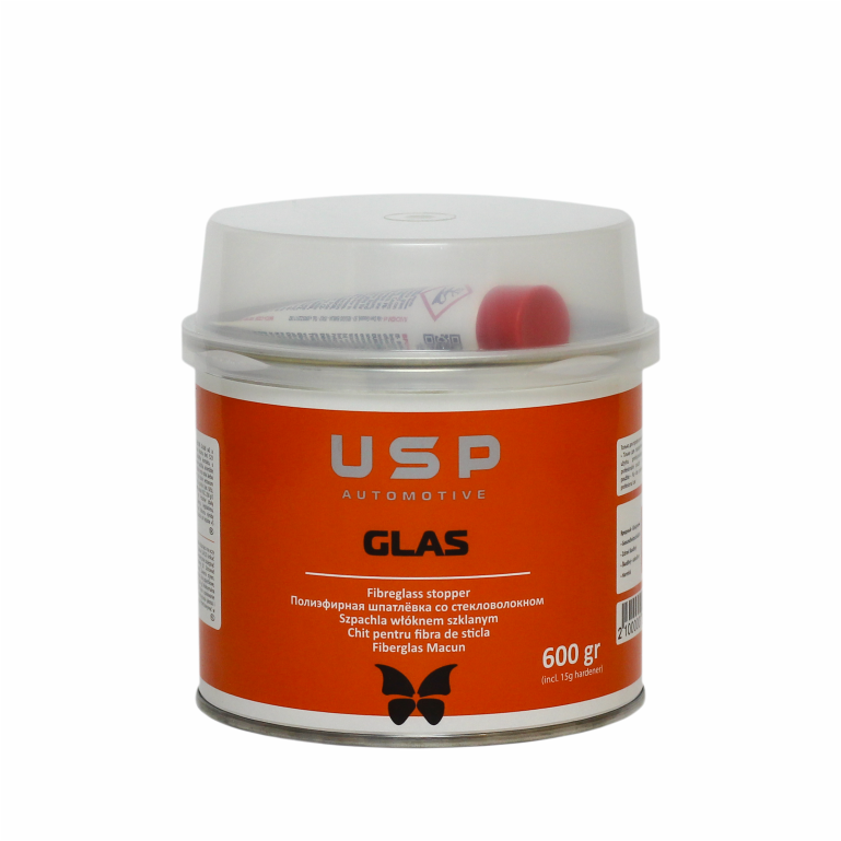 USP Шпатлёвка со стекловолокном Glas 0,6 кг