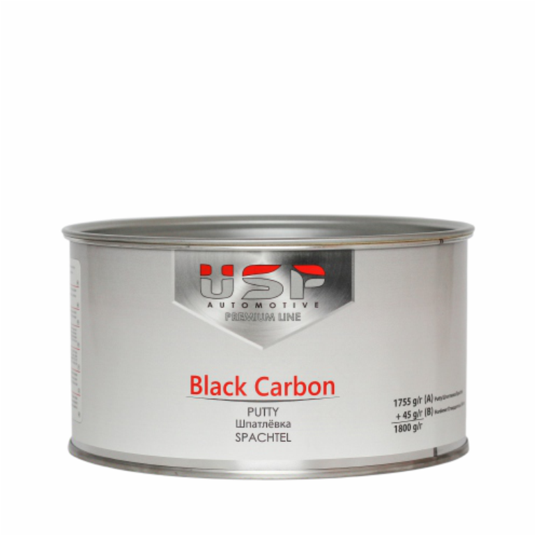 USP Шпатлёвка с углеволокном Premium Black Carbon 1,8 кг
