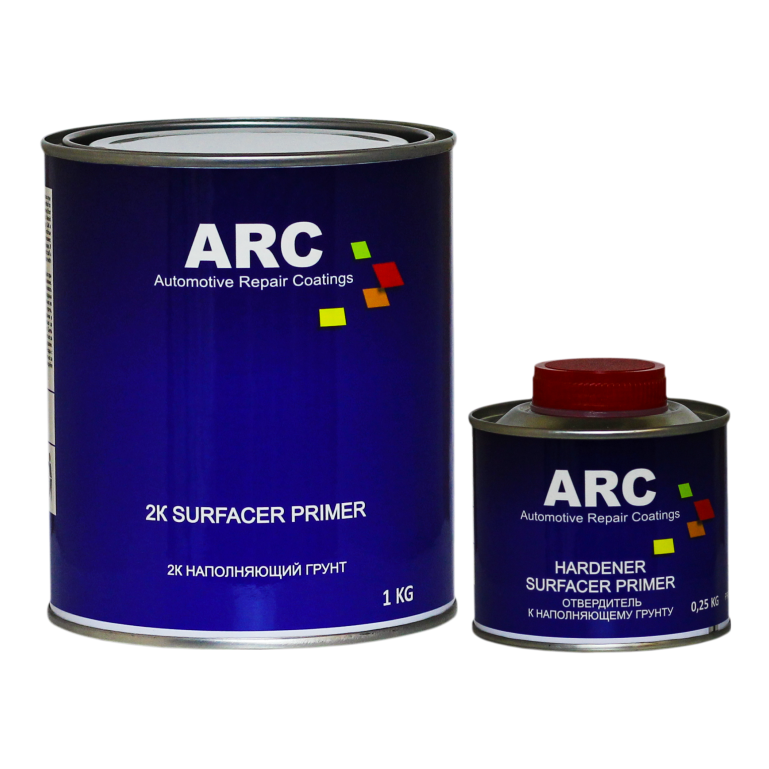 ARC Primer 2K Surfacer 4:1 black 1kg + Hardener 0.25kg