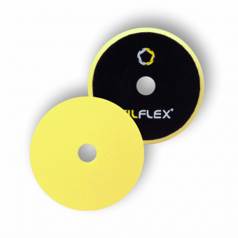 TILFLEX Круг полировочный с отверстием ЖЁЛТЫЙ (средней мягкости) на липе150х30 мм